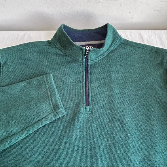 Izod Men's Advantage Performance Quarter Zip Pullover Sweater - Picture 2 of 13